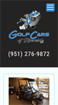 Mobile Screenshot of golfcarsofriverside.com
